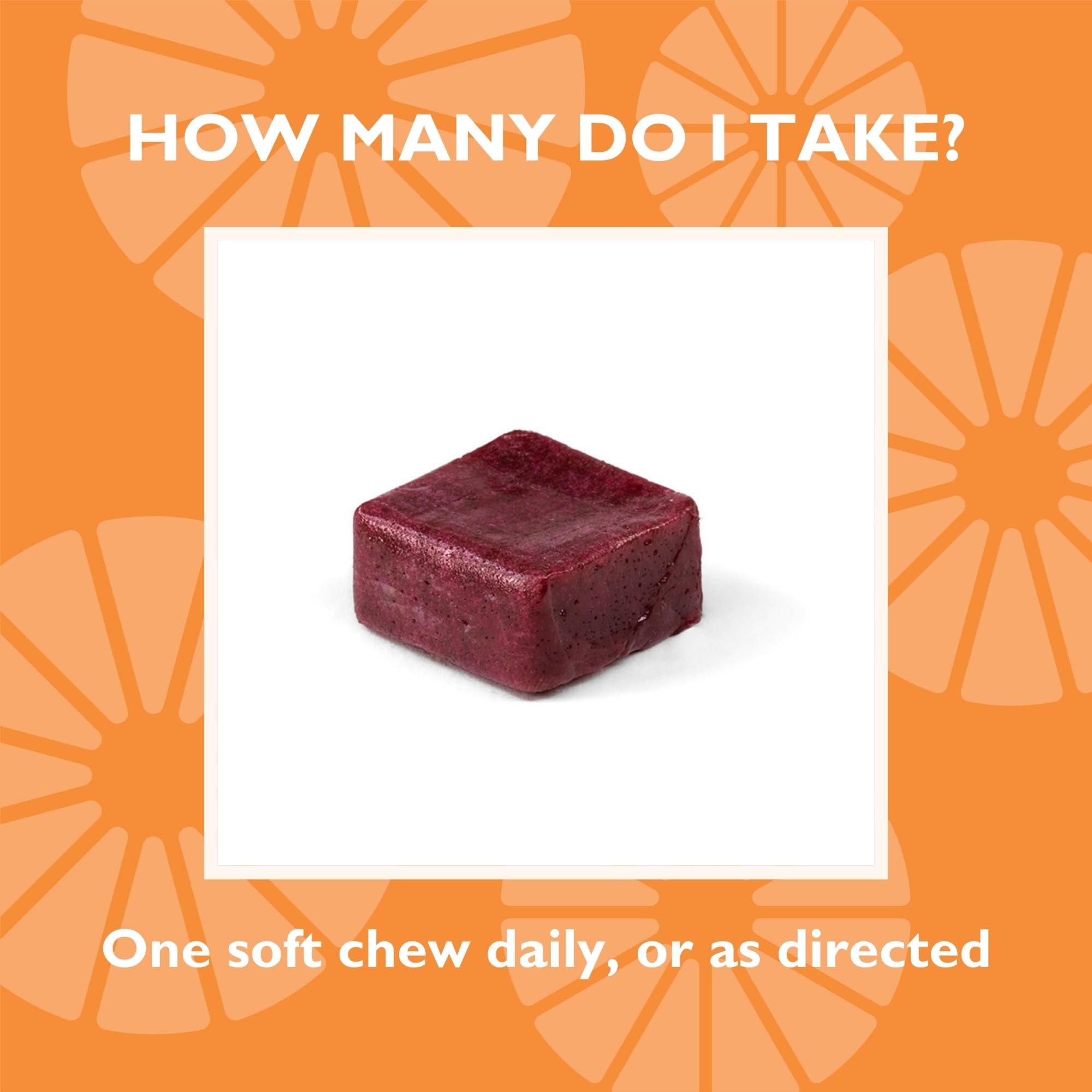 Celebrate Iron Soft Chews with Vitamin C ingredient label