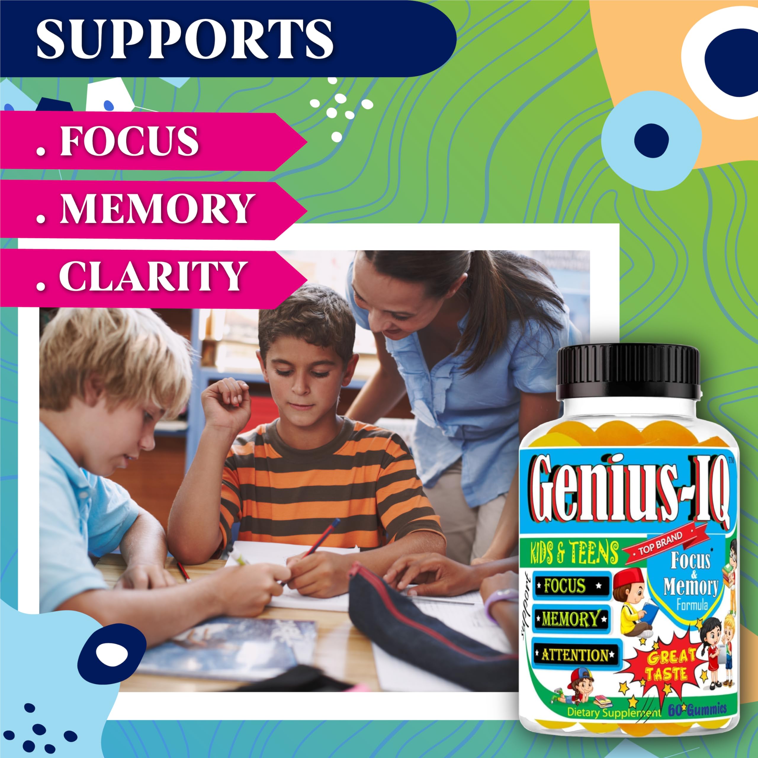 Celebrity LifeStyle Omega-3 Gummies back view with ingredient list