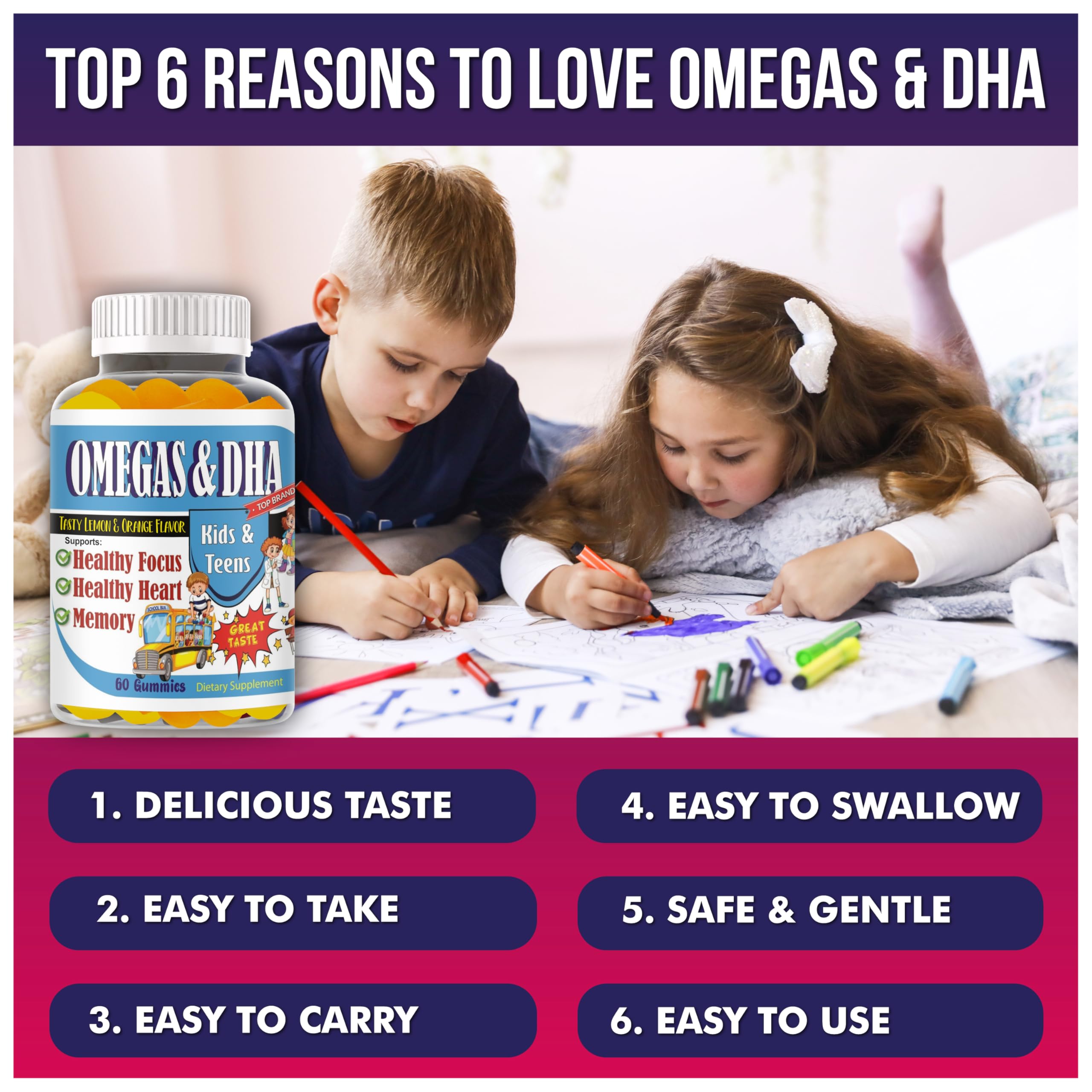 Celebrity LifeStyle Omega-3 Gummies for Kids fruity flavour