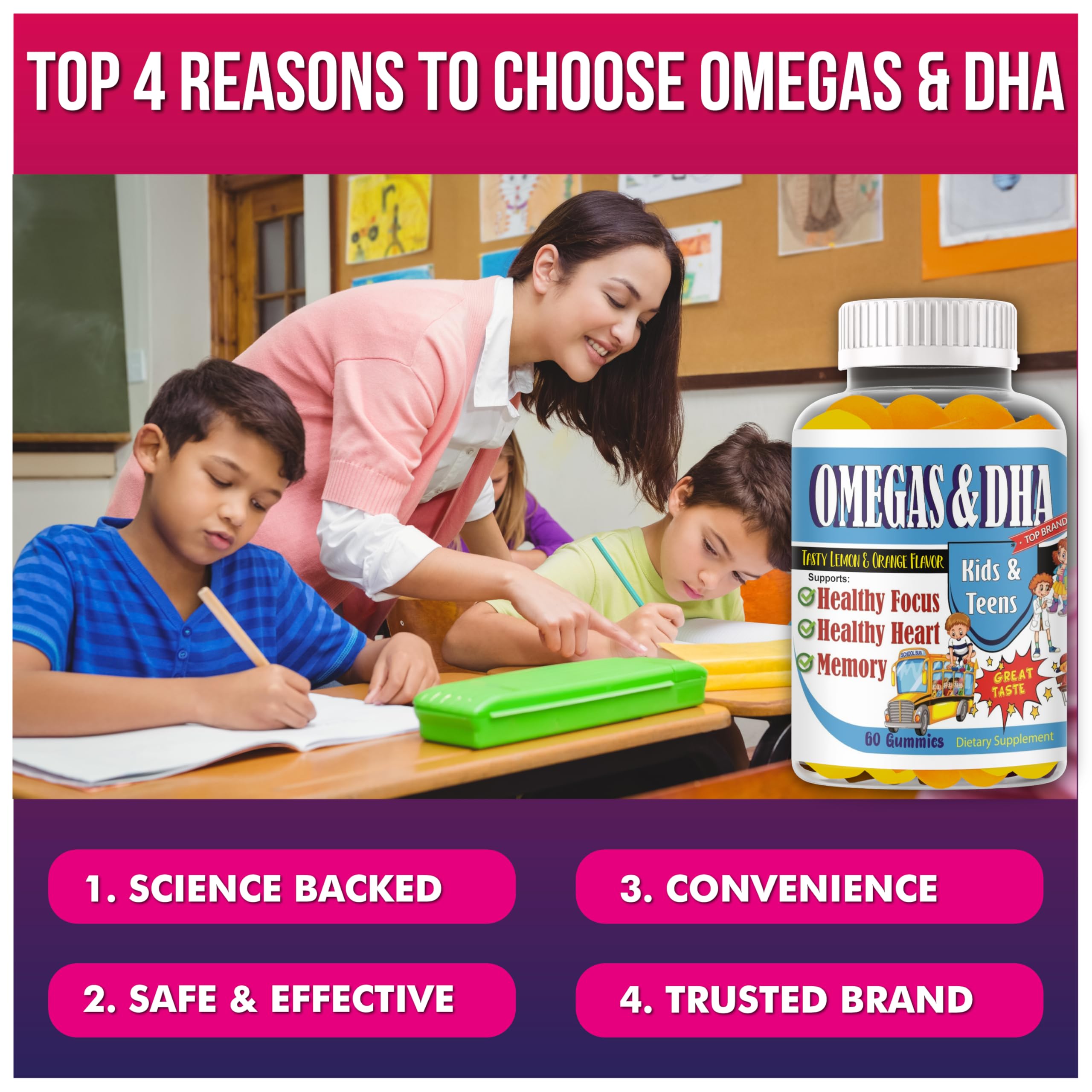 Celebrity LifeStyle Omega-3 Gummies for Kids ingredients list