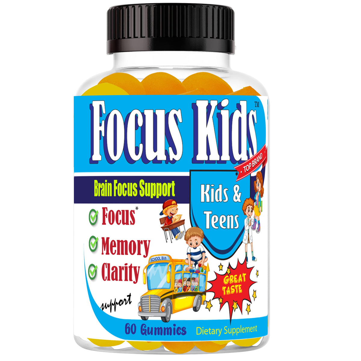 Celebrity LifeStyle Product Focus Kids Gummies front view