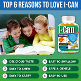 Celebrity LifeStyle Product Kids Focus Support Gummies on a table