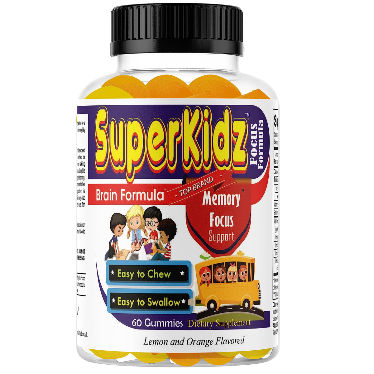 Celebrity LifeStyle Superkids Omega 3 DHA Gummies front view