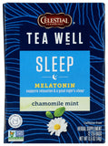 Celestial Seasonings Teawell Sleep Wellness Tea box front view