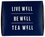 Celestial Seasonings Teawell Sleep Wellness Tea brewed cup with tea bag