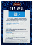 Celestial Seasonings Teawell Sleep Wellness Tea tea bags inside packaging