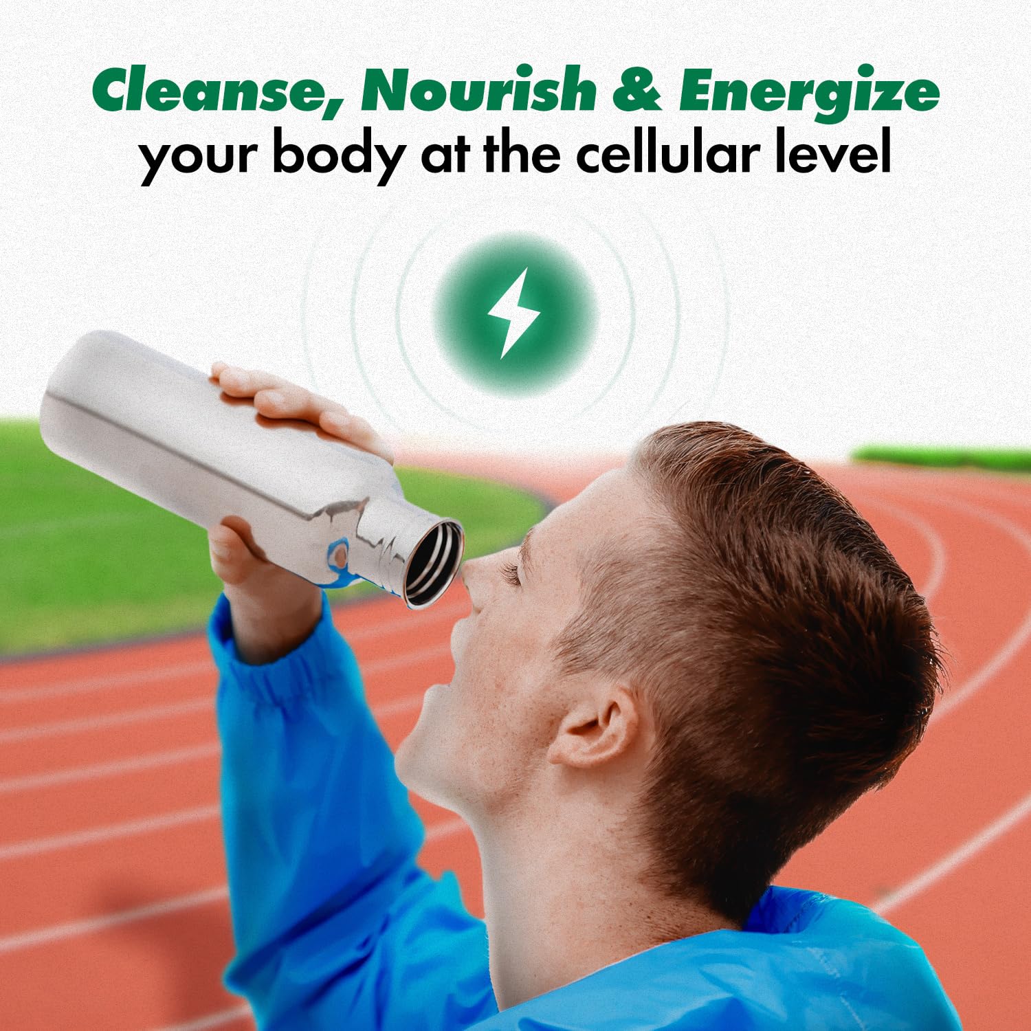 CELL POWER Blended Vitamin & Mineral Supplement back view