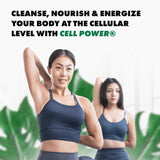 CELL POWER Blended Vitamin & Mineral Supplement on a wooden table