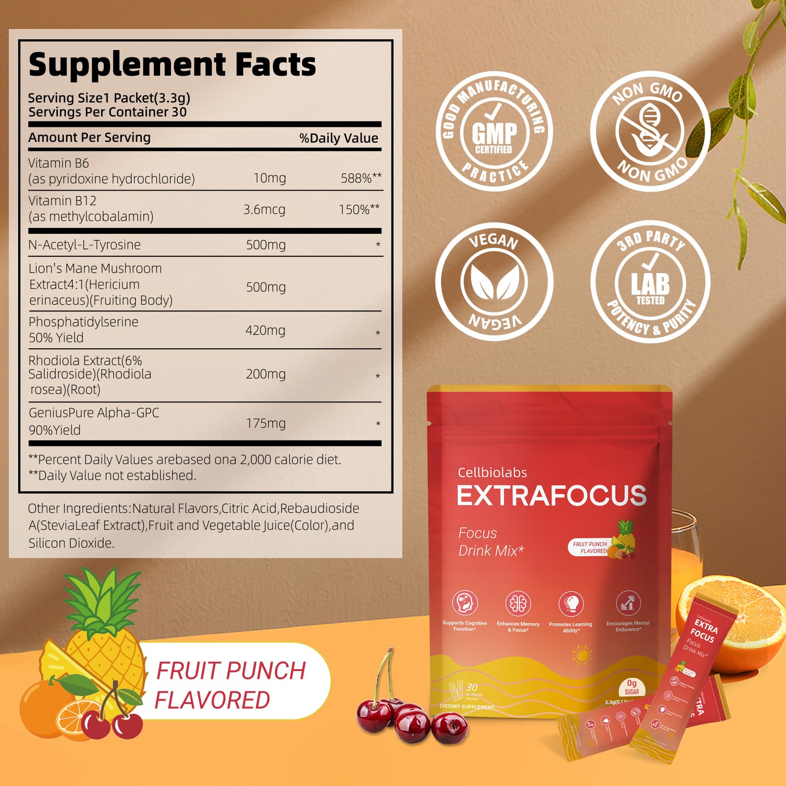Cellbiolabs Resveratrol Drink Mix being mixed in a bottle