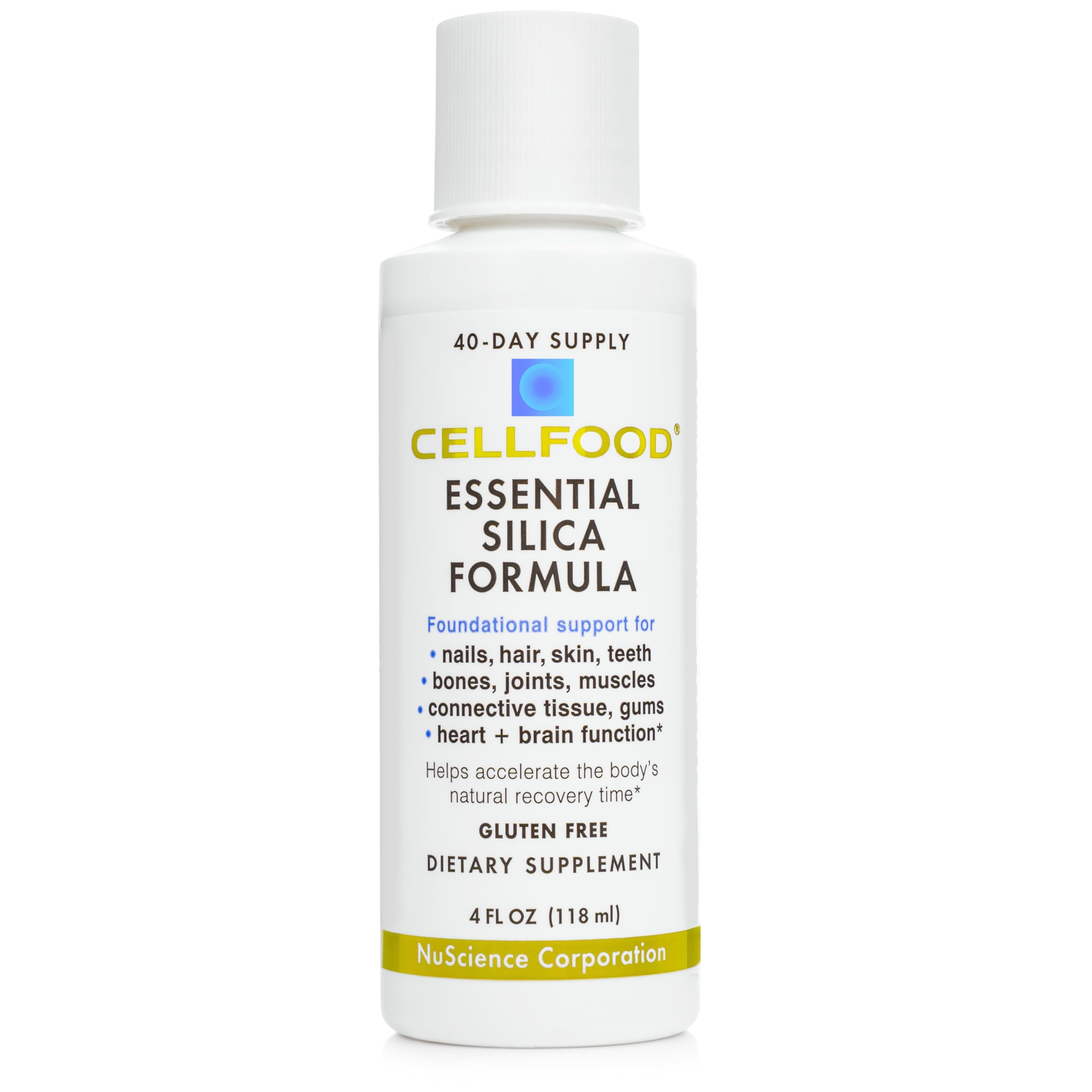 Cellfood Essential Silica liquid supplement bottle front view