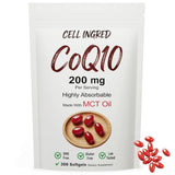 CellIngred CoQ10 200mg softgels front view