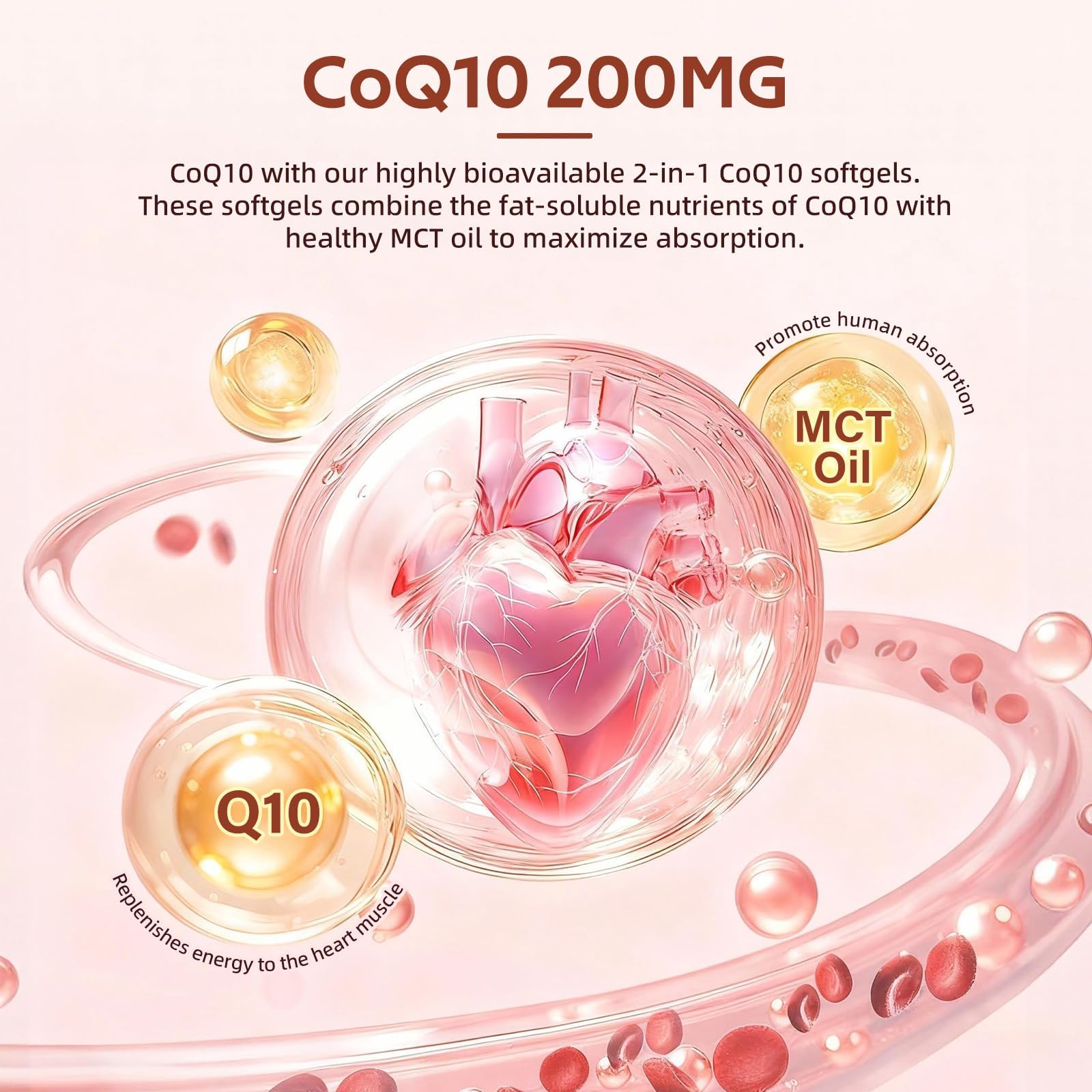 CellIngred CoQ10 supplement with coconut MCT oil