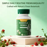CellJuvMax Rhodiola Rosea Capsules back view with ingredients
