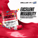 Cellucor COR-Performance Creatine 315g mixed in a glass of water