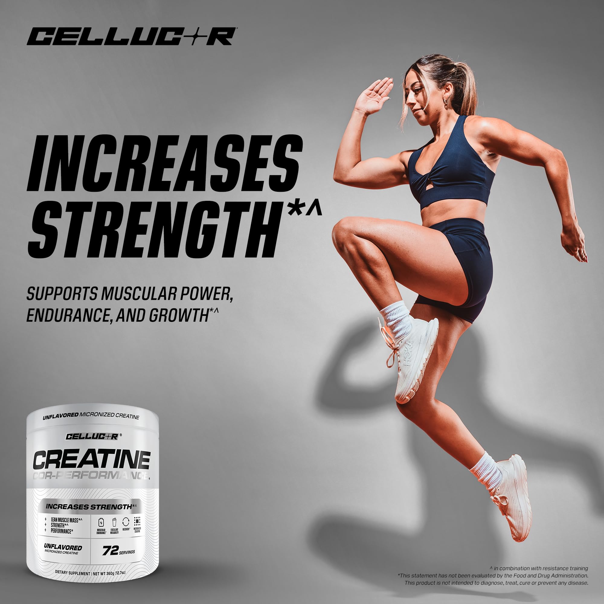 Cellucor COR-Performance Creatine 360g in a kitchen setting