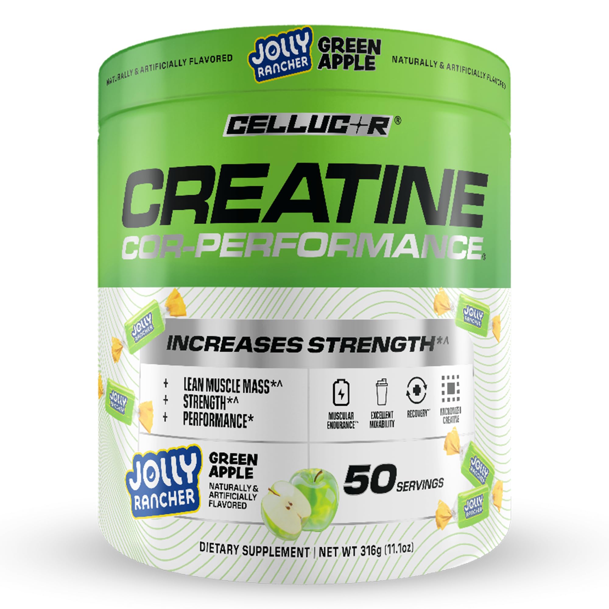 Cellucor COR-Performance Creatine unflavoured powder front view