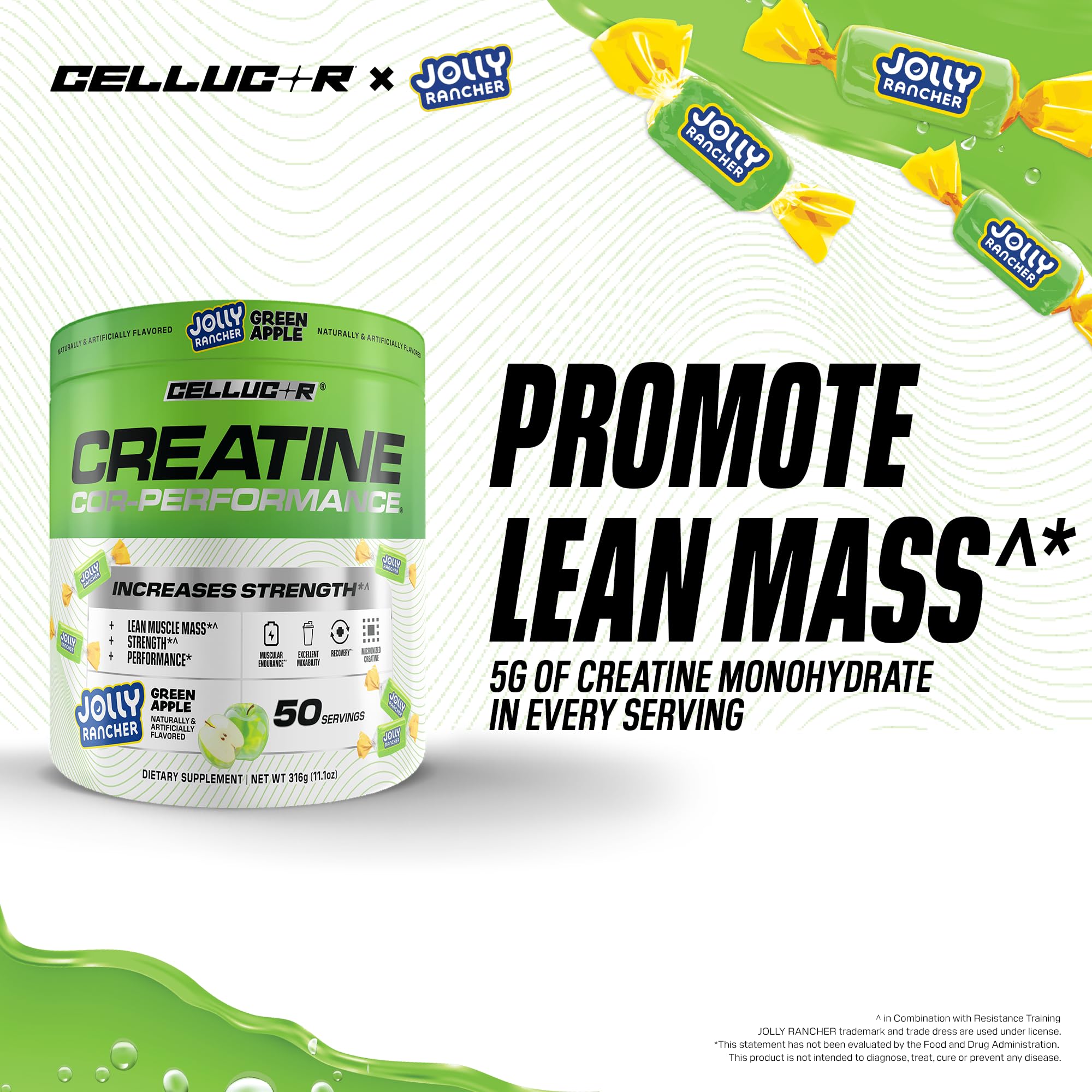 Cellucor COR-Performance Creatine unflavoured powder packaging