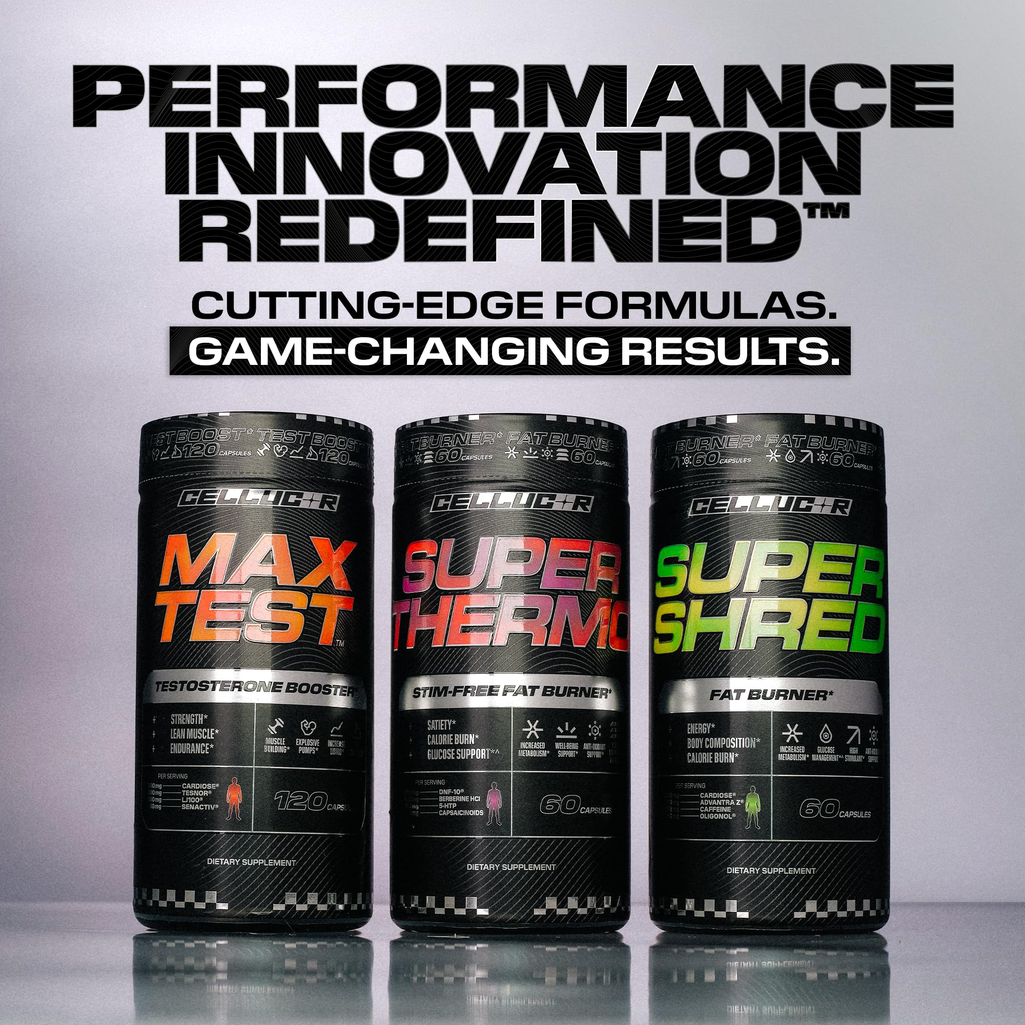 Cellucor Super Shred fat burner in a fitness setting