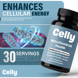 Celly CoQ10 capsules showing the size and shape