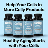Celly Senolytic Complex Quercetin Supplement packaging details