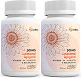 Cenffitio Liposomal Apigenin Softgels 500mg front view