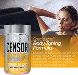 Censor Body Toner CLA Supplement 120g packaging