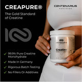 Centenarius Nutrition Creatine Monohydrate close-up of powder