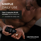 Centenarius Nutrition Sleep and Mood Formula biophotonic glass packaging