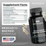 Centenarius Nutrition Sleep and Mood Formula capsule packaging