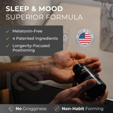 Centenarius Nutrition Sleep and Mood Formula capsules on a table