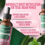 centovita B-Methylation support 60ml liquid supplement packaging