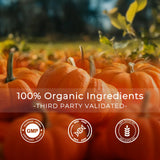Central Park Morning Pumpkin Seed Oil & Saw Palmetto softgels bottle side view