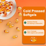 Central Park Morning Pumpkin Seed Oil & Saw Palmetto softgels packaging details