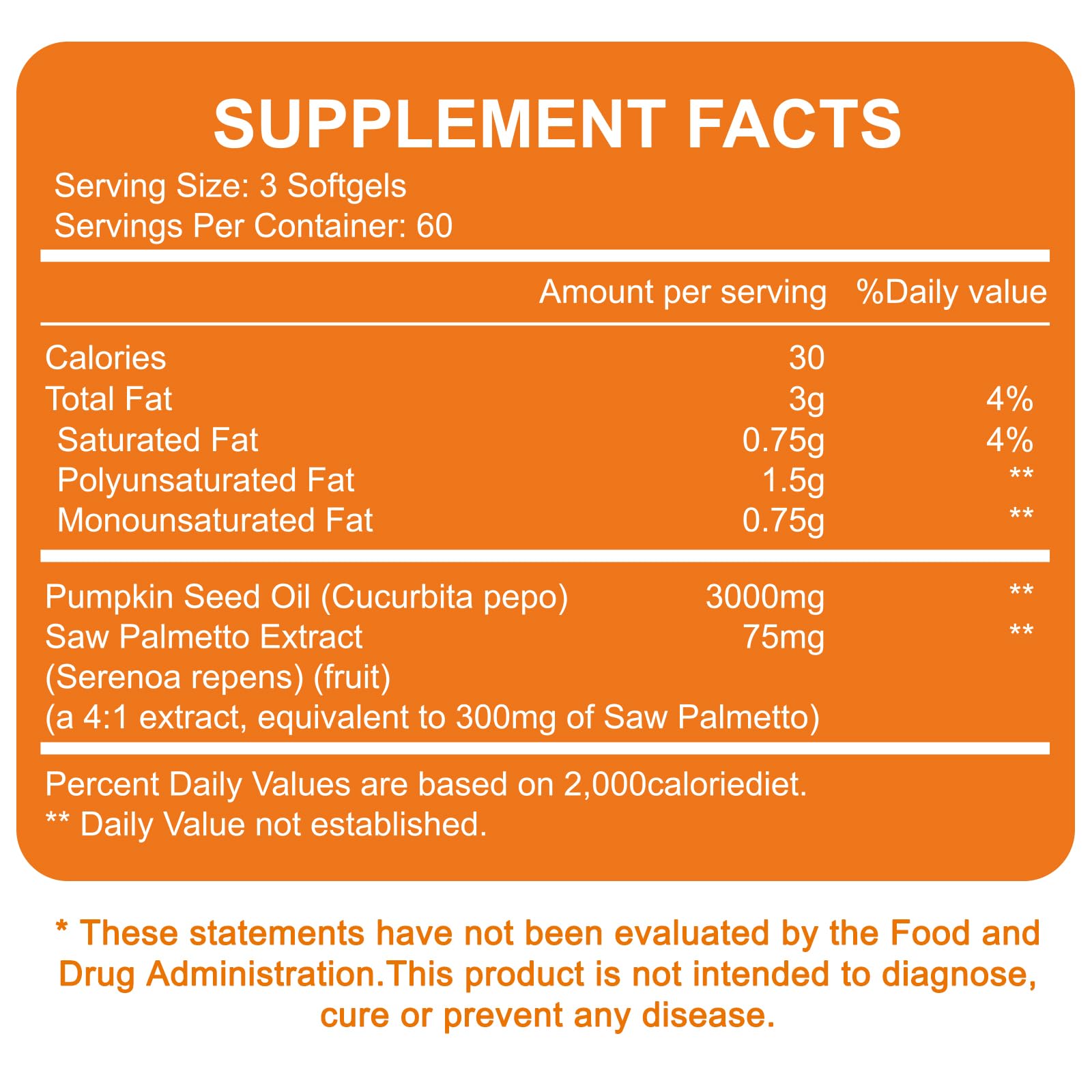 Central Park Morning Pumpkin Seed Oil & Saw Palmetto softgels with measuring spoon