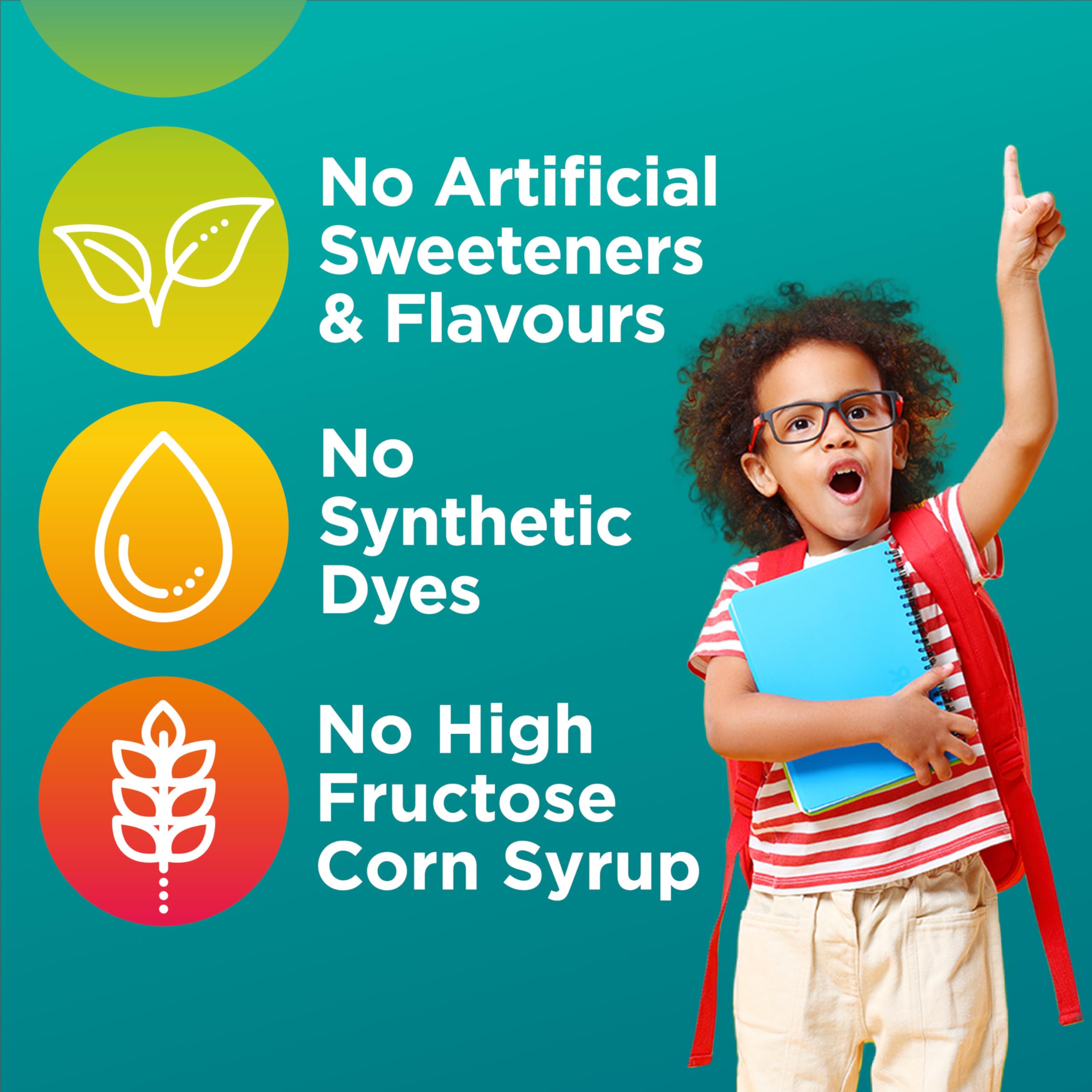 Centrum Kids Multivitamin Gummies bottle side view