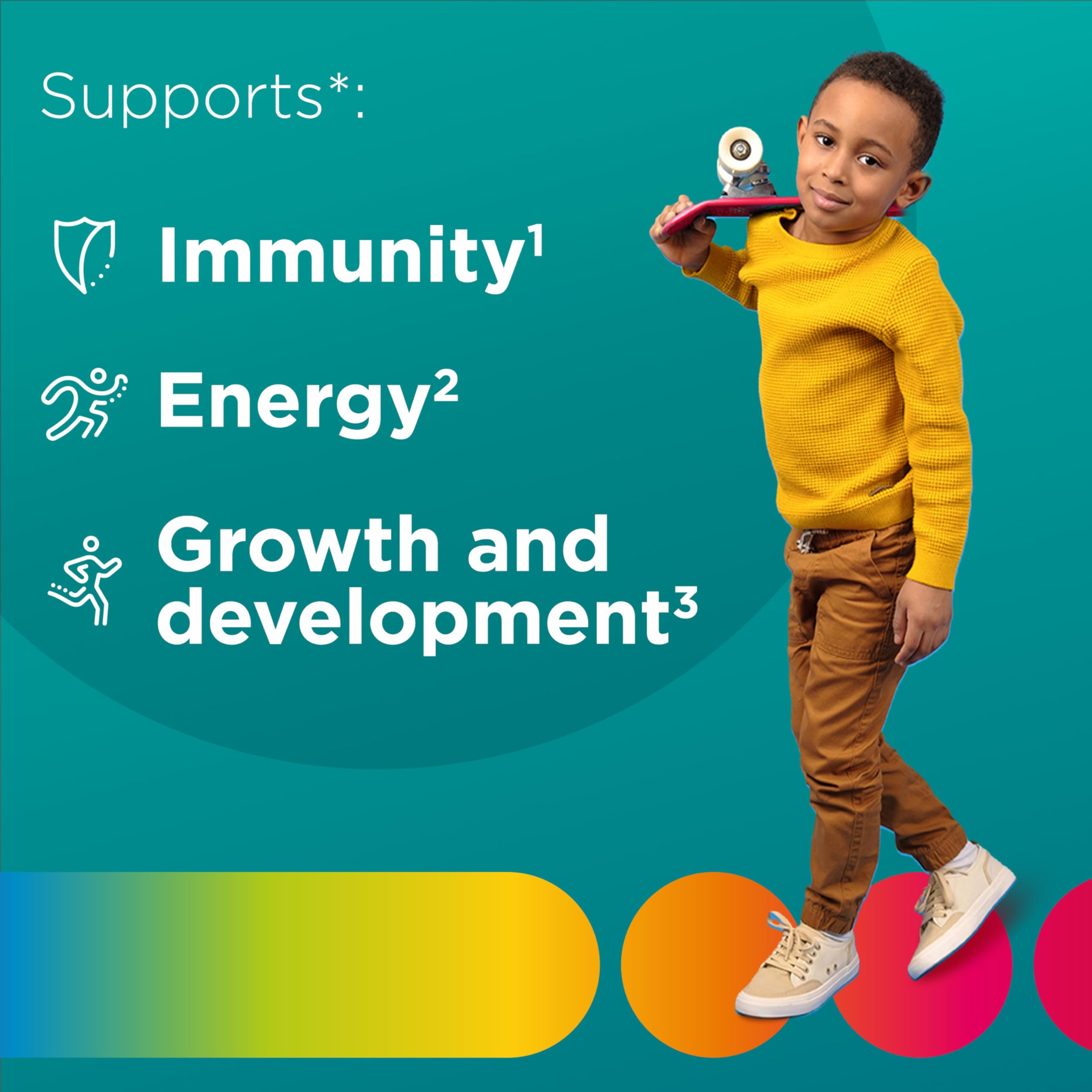 Centrum Kids Multivitamin Gummies tropical fruit flavours