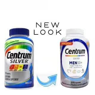 Centrum Men 50+ Multivitamin Tablets close-up of tablet
