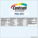 Centrum Men 50+ Multivitamin Tablets lifestyle scene with healthy food