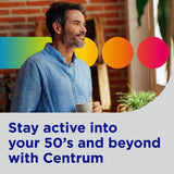 Centrum Minis Silver Multivitamin for Men 50 Plus bottle top view