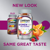 Centrum MultiGummies for Women 50 Plus bottle side view