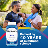 Centrum Multivitamins for Men displayed with other health supplements