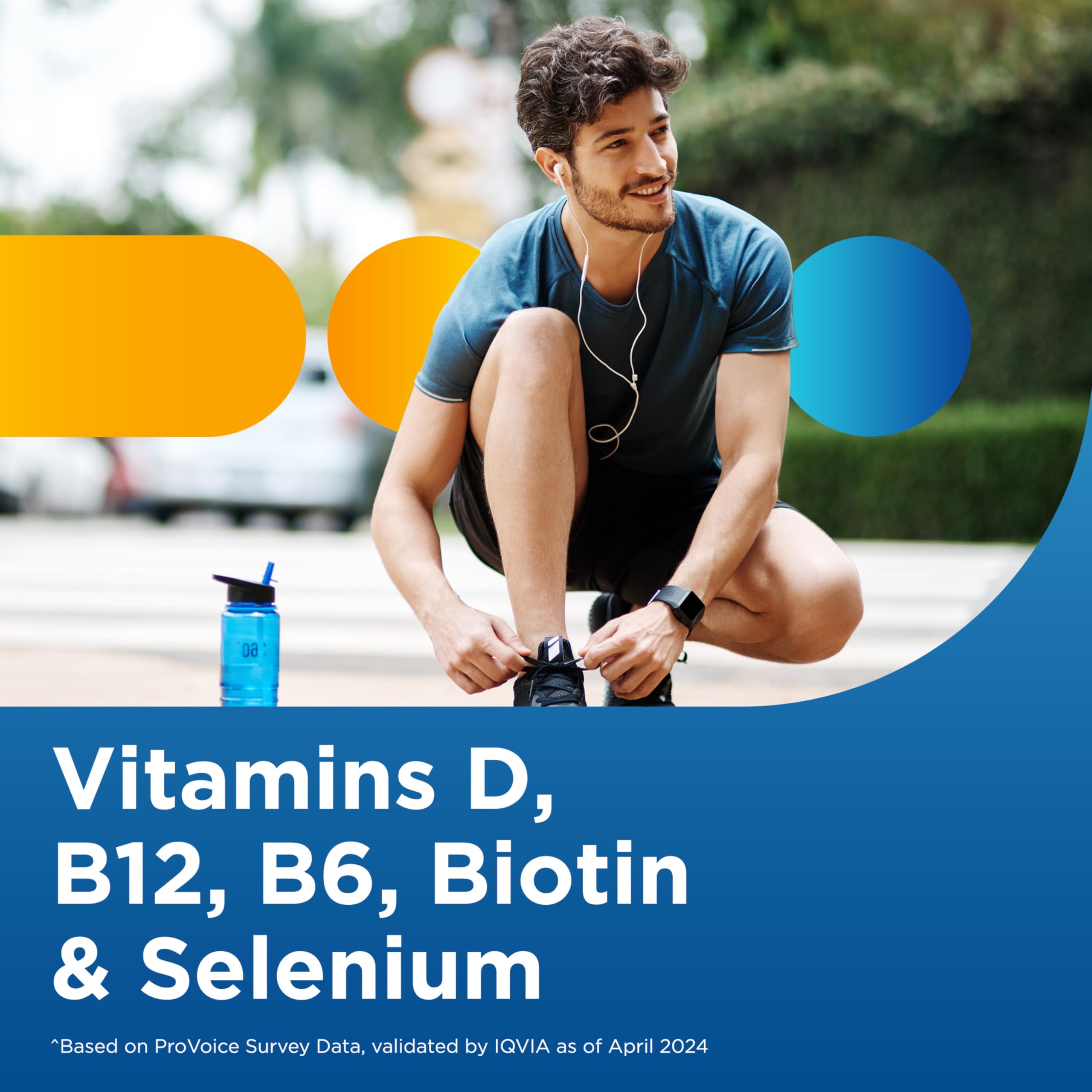 Centrum Multivitamins for Men side view with tablet details