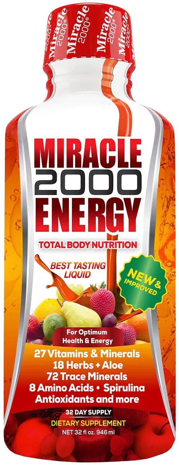 Century Systems Miracle 2000 liquid multivitamin 32 fl. oz front view