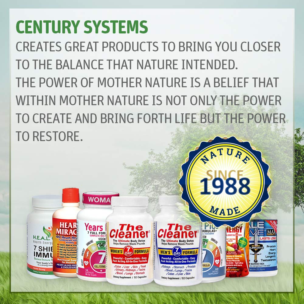 Century Systems Miracle 2000 liquid multivitamin packaging with ingredients list
