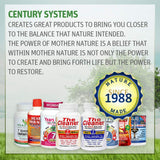 Century Systems Miracle 2000 liquid multivitamin packaging with ingredients list