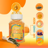 Ceres Nature Pumpkin Seed Oil Extract Gummies in a bowl on a wooden table