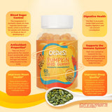 Ceres Nature Pumpkin Seed Oil Gummies nutritional information on the back of the package