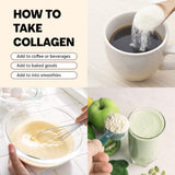 Cevitol Collagen Powder 454g unflavoured powder close-up