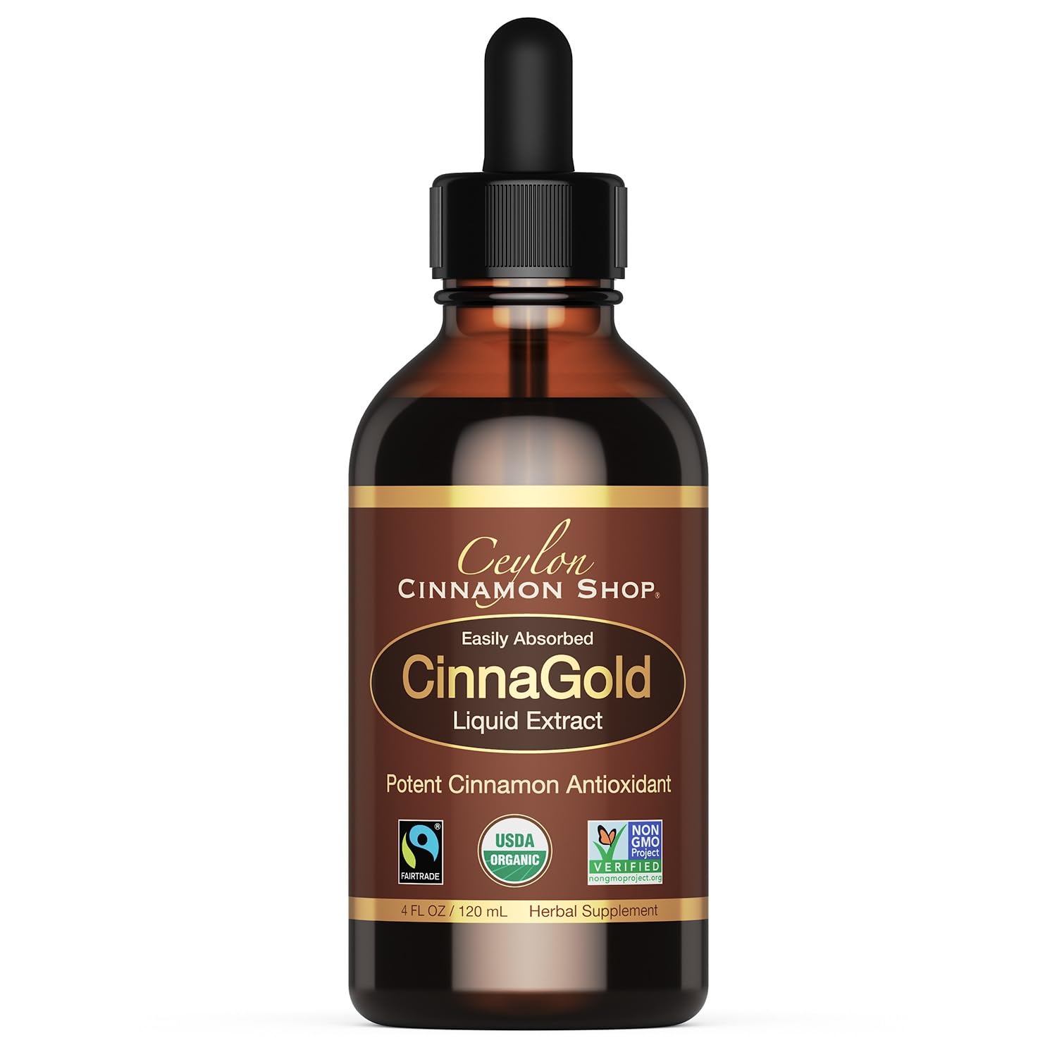 Ceylon Cinnamon Shop Liquid Ceylon Cinnamon Extract 241g front view