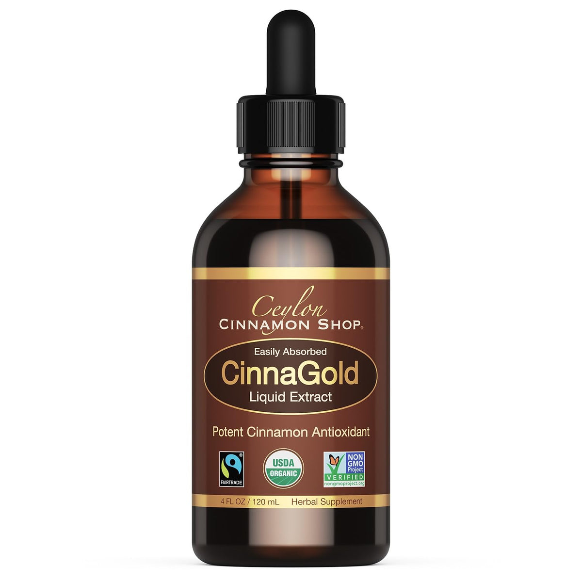 Ceylon Cinnamon Shop Liquid Ceylon Cinnamon Extract 241g front view